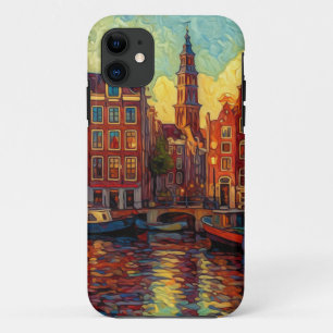 Amsterdam Luminous Canal Niederländisches Kunstp Case-Mate iPhone Hülle