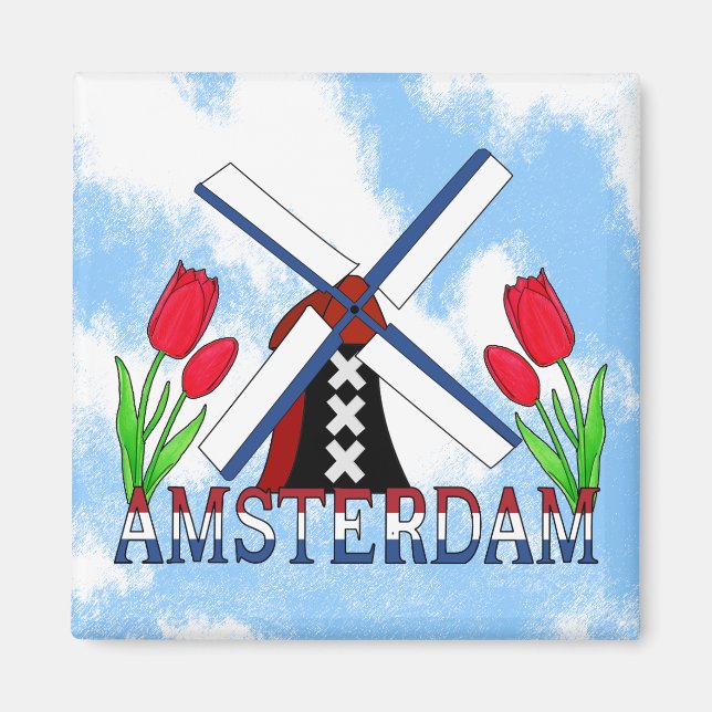 Amsterdam Magnet (Devant)