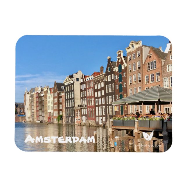Amsterdam - Magnet von Velvet Escape (Horizontal)
