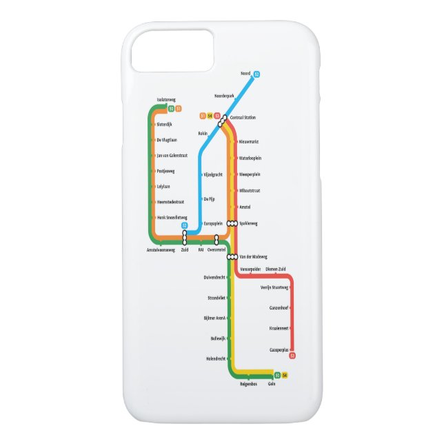 Amsterdam Metro Case (Rückseite)