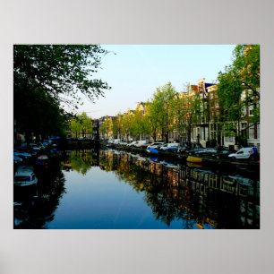 Amsterdam-Morgen Poster
