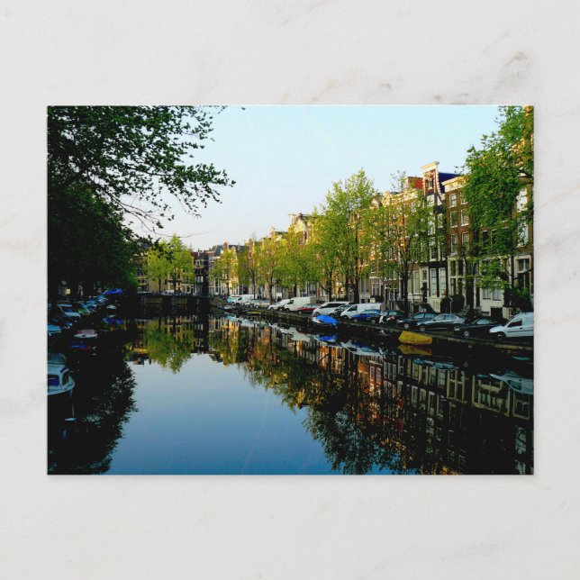 Amsterdam Mornings Postkarte (Vorderseite)