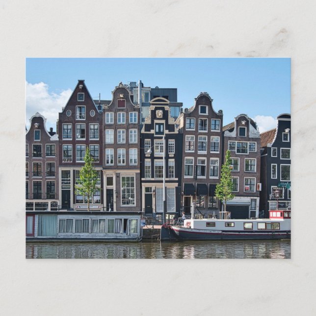Amsterdam, Niederlande Alte historische Gebäude Postkarte (Vorderseite)