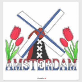 Amsterdam Niederlande Aufkleber