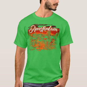 Amsterdam Niederlande Holland Cityscape T-Shirt