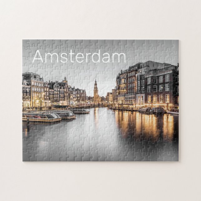 Amsterdam Niederlande Holland Dutch Souvenir (Horizontal)