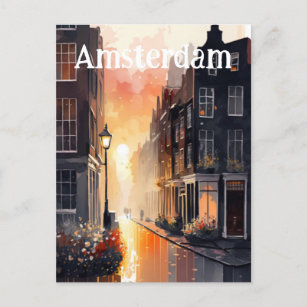 Amsterdam Niederlande Holland Postkarte