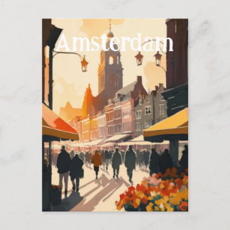 Amsterdam Niederlande Holland Postkarte