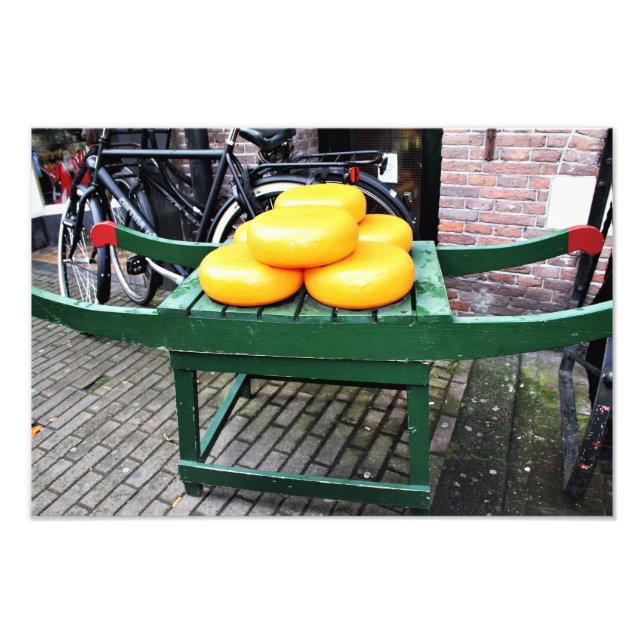 Amsterdam, Niederlande, Käse, Fotodruck (Vorne)