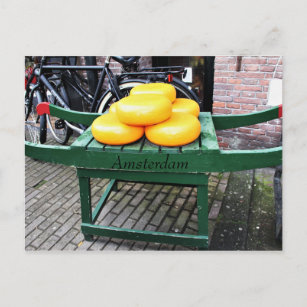 Amsterdam, Niederlande, Käse, Shop, Postkarte