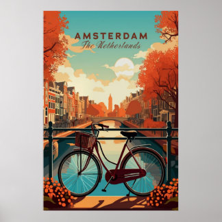 Amsterdam, Niederlande Poster