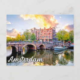 Amsterdam, Niederlande Postkarte