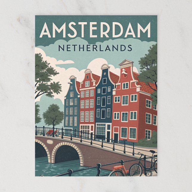 Amsterdam, NIEDERLANDE Postkarte (Von Creator hochgeladen)