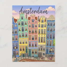 Amsterdam Niederlande Postkarte