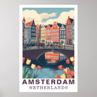 Amsterdam Niederlande Reise Fahrräder Tulpe