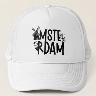 Amsterdam Niederlande Reise  Truckerkappe