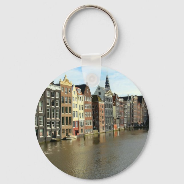 Amsterdam, Niederlande Schlüsselanhänger (Vorderseite)