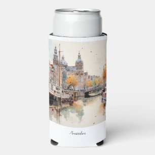 Amsterdam, Niederlande Selters Dosenkühler