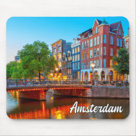 Amsterdam, Niederlande, Sundown Mousepad