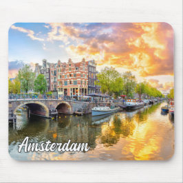 Amsterdam, Niederlande, Sundown Mousepad