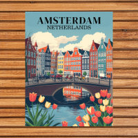 Amsterdam Niederlande Vintage Travel Bicycles
