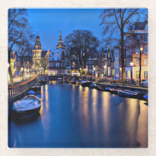 Amsterdam Night Wallpaper-67657 Glasuntersetzer