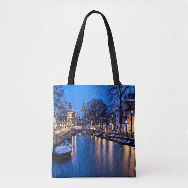 Amsterdam Night Wallpaper-67657 Tasche (Vorderseite)