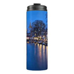 Amsterdam Night Wallpaper-67657 Thermosbecher