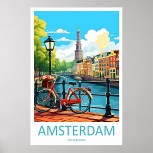 Amsterdam Park Ski 2Vintage National Reiseplakat Poster