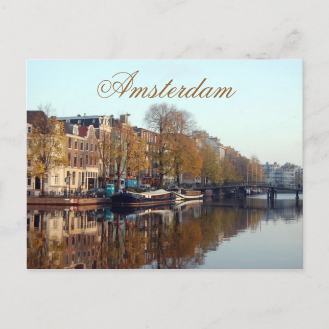 Amsterdam Post Card Postkarte (Vorderseite)