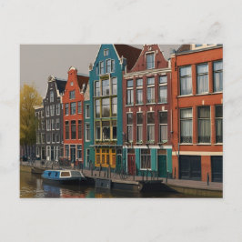 AMSTERDAM POSTCARD POSTKARTE