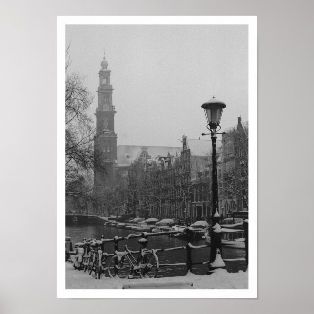 Amsterdam poster canal Prinsengracht (Devant)