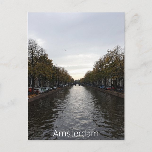 Amsterdam Postkarte (Vorderseite)