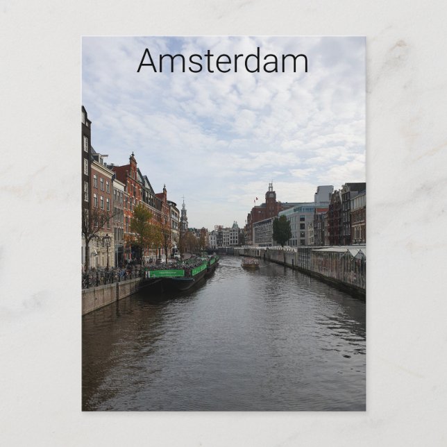 Amsterdam Postkarte (Vorderseite)