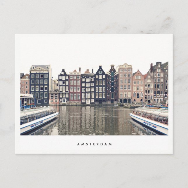 Amsterdam Postkarte (Vorderseite)