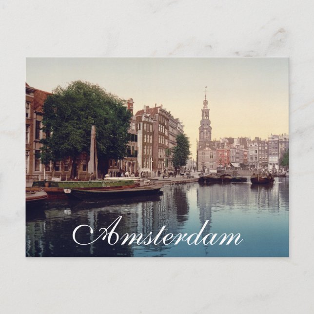 Amsterdam Postkarte (Vorderseite)