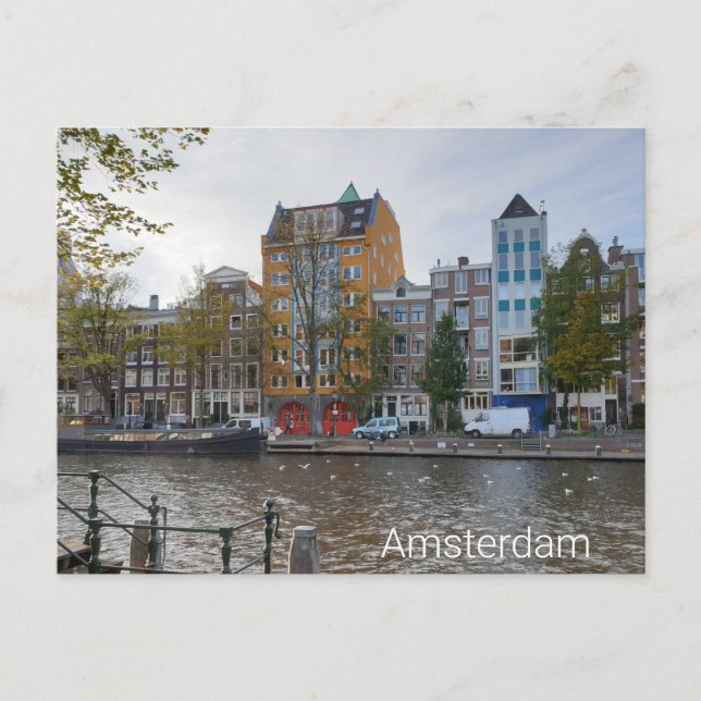 Amsterdam Postkarte (Vorderseite)