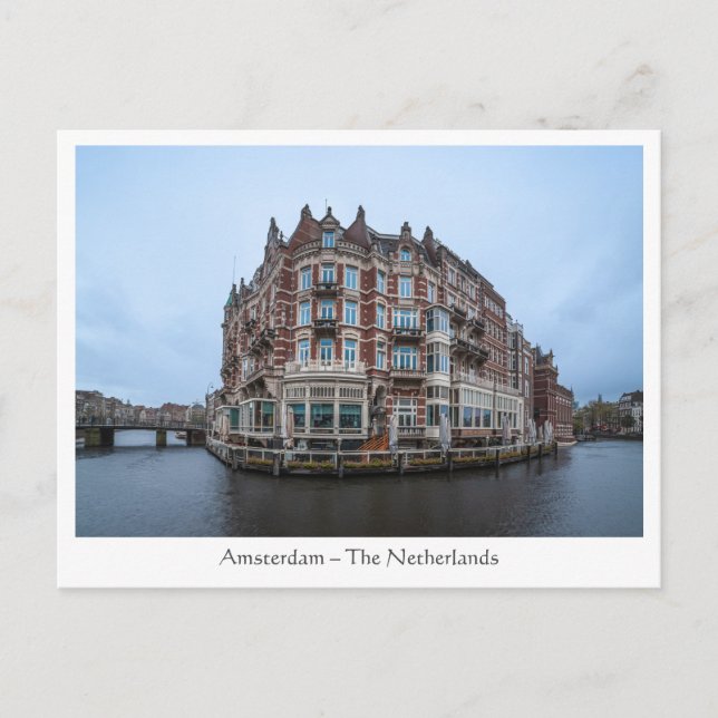 Amsterdam Postkarte (Vorderseite)
