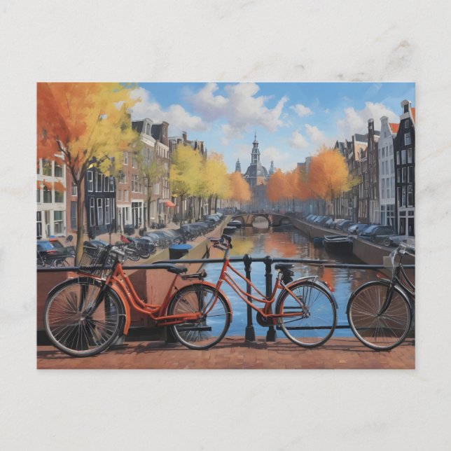 Amsterdam Postkarte (Vorderseite)