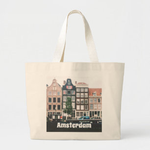 Amsterdam-Reisesouvenir Jumbo Stoffbeutel