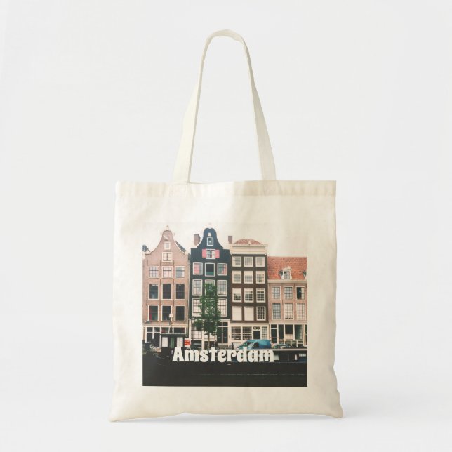 Amsterdam-Reisesouvenir Tragetasche (Vorne)