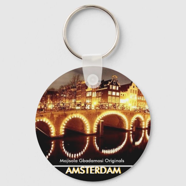 AMSTERDAM SCHLÜSSELANHÄNGER (Vorderseite)