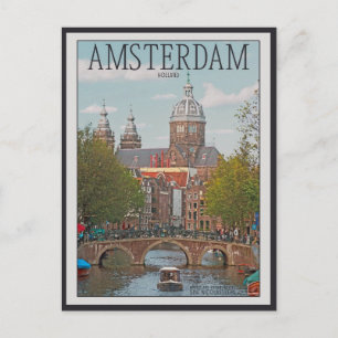Amsterdam - Sint Nicolaaskerk Postkarte