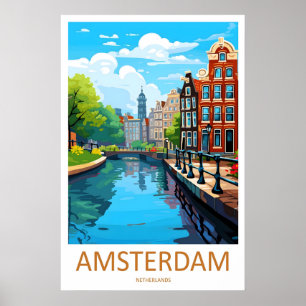 Amsterdam Skireiseplakat Park NationalVintage Poster