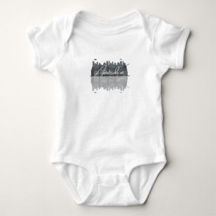 Amsterdam Skyline Baby Strampler