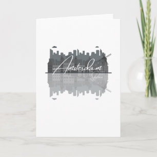 Amsterdam Skyline Karte