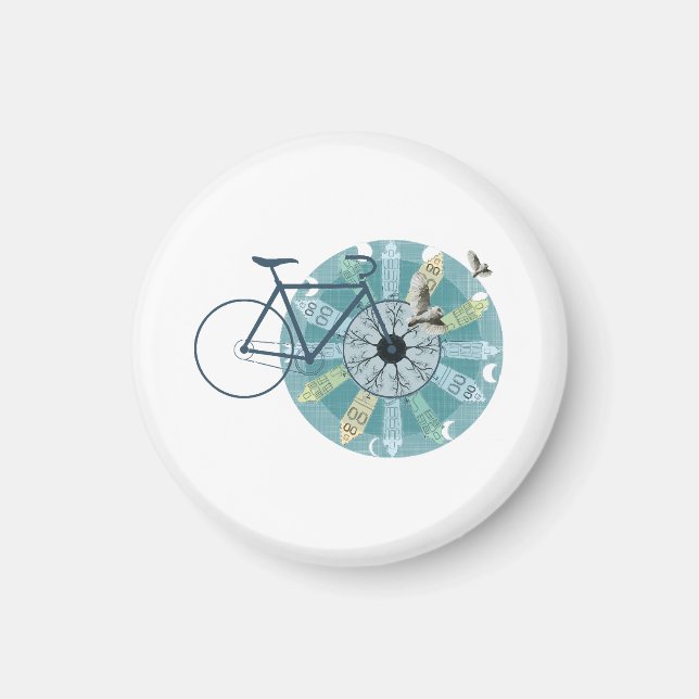 Amsterdam skyline magnet (Vorne)