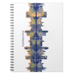Amsterdam Skyline Notizblock