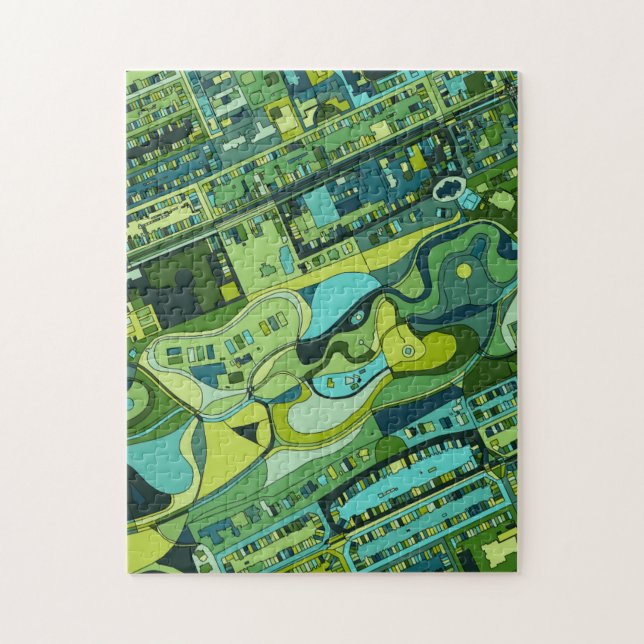 Amsterdam-Stadt-Struktur-Karte (Vertikal)
