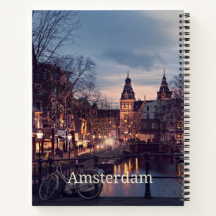 Amsterdam-Stadtbild-Fotografie Notizbuch